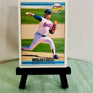 Nolan Ryan ERROR #154 Donruss 1992 Texas Rangers MINT